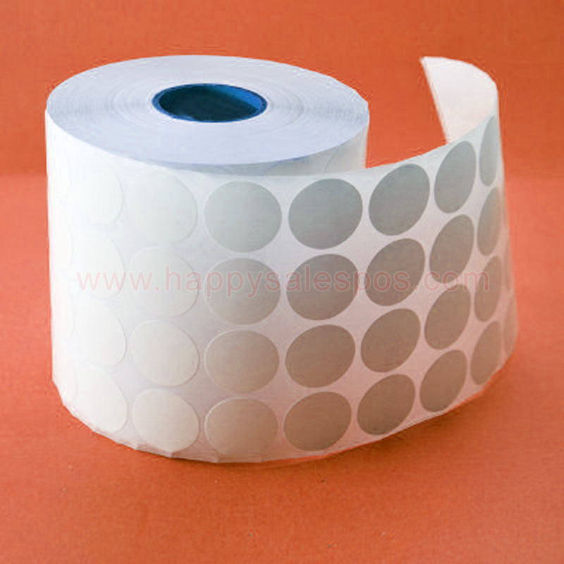 Barcode Paper 25x25mm 10000  circle